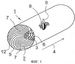 Способ позиционирования датчика в сотовом элементе, соответствующий сотовый элемент и транспортное средство (патент 2394993)