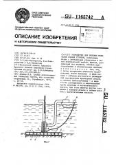 Устройство для полевых испытаний слабых грунтов (патент 1165742)