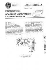 Пневмосепарирующее устройство зерноочистительной машины (патент 1113186)