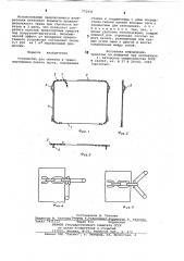 Устройство для обвязки и транспортировки пакета груза (патент 772931)