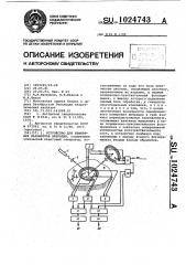 Устройство для измерения параметров вибрации (патент 1024743)