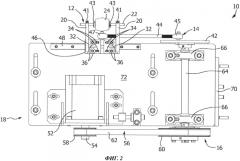 Устройство и способ нанесения ленты на полотно по нелинейному шаблону (патент 2580493)