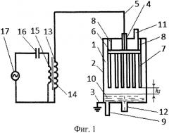 Способ и устройство для получения водорода из воды (варианты) (патент 2509719)