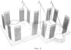 Способ возведения монолитно-каркасного здания с декоративной наружной отделкой (патент 2421580)