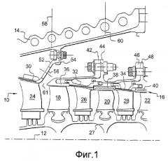 Устройство отбора воздуха в компрессоре газотурбинного двигателя (патент 2486374)