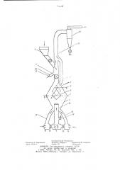 Установка для сушки полидисперсных материалов (патент 750229)