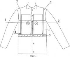 Одежда спасателей, действующих в условиях летящих и падающих предметов разрушающегося объекта (патент 2503917)
