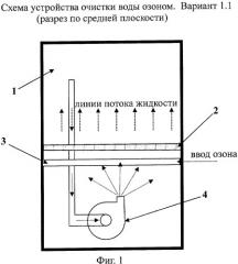 Устройство очистки воды (варианты) (патент 2358912)