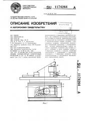 Устройство для изготовления камнелитых плиточных изделий (патент 1174264)