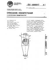 Циклон (патент 1255217)