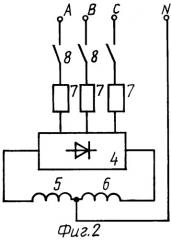 Источник электропитания и трехфазная нагрузка (патент 2253174)