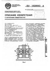 Электродинамический вибростенд (патент 1030043)