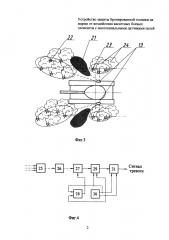 Устройство защиты бронированной техники на марше от воздействия кассетных боевых элементов с многоканальными датчиками целей (патент 2651788)