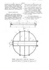 Подмости для осмотра рабочего колеса радиально-осевой гидромашины (патент 905510)