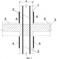 Способ прогрева узла примыкания ригелей к колонне в сборно-монолитном каркасе здания (патент 2638677)
