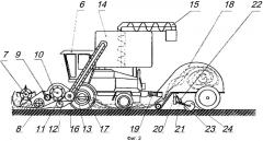 Способ и многофункциональный агрегат уборки сельскохозяйственных культур (патент 2519855)