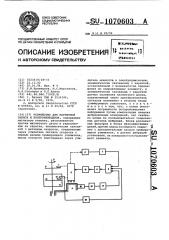 Устройство для магнитной записи и воспроизведения (патент 1070603)