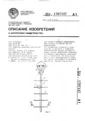 Способ глубинного виброуплотнения грунтов и устройство для его осуществления (патент 1707137)