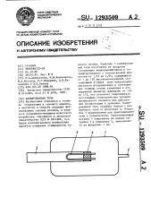 Калиброванная течь (патент 1293509)