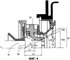 Устройство для впрыска топливовоздушной смеси, камера сгорания и газотурбинный двигатель, снабженный таким устройством (патент 2437032)