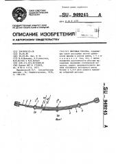 Листовая рессора (патент 949245)