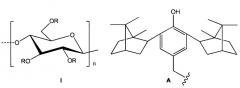 Гидрофильный конъюгат производного крахмала и 2,6-диизоборнил-4-метилфенола и способ его получения (патент 2619934)