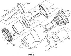 Хирургический сшивающий инструмент с устройством для индикации, когда инструмент прорезал ткань (патент 2508911)