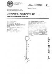 Измерительное устройство (патент 1344320)