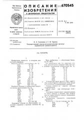 Глазурь (патент 670545)