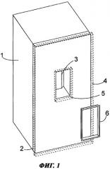 Встраиваемый холодильный аппарат с диспенсерным устройством (патент 2437042)