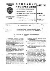 Устройство для определения характеристической функции (патент 983725)