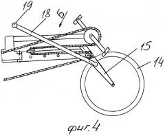 Велосипед с педалированием и движением академической гребли (патент 2420422)