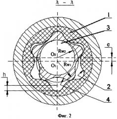 Героторный механизм винтового забойного двигателя (патент 2360129)