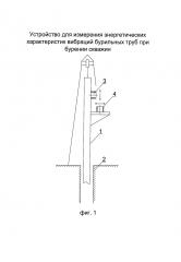 Устройство для измерения энергетических характеристик вибраций бурильных труб при бурении скважин (патент 2603111)