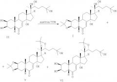 Способ получения 2,3-моноацетонида 20-гидроксиэкдизона (патент 2351604)