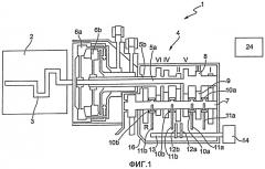 Механизм переключения передач с двойным сцеплением (патент 2495300)