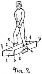Устройство для обучения ходьбе при скрещивании ног (патент 2382631)