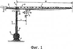 Способ управления поворотом поворотной части башенного крана (патент 2499762)