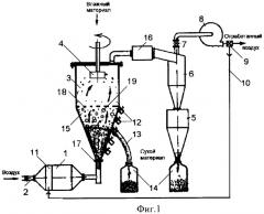 Сушилка кипящего слоя на инертных носителях (патент 2348878)