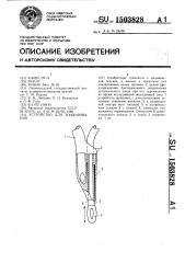 Устройство для зондирования (патент 1503828)