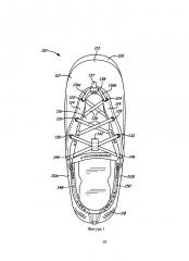 Автоматически затягиваемый ботинок (варианты) (патент 2607779)