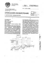 Устройство для улучшения экологического состояния прибрежных земель высыхающего соленого естественного водоема (патент 1703795)