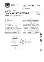 Устройство для изготовления упаковок из сетчатого термопластичного рукава (патент 1599264)