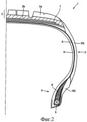 Слой, обжимная часть и протектор, сформированные с использованием определенной резиновой смеси, и пневматическая шина с этими элементами (патент 2470960)