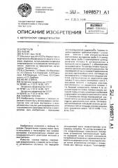 Газовая горелка (патент 1698571)