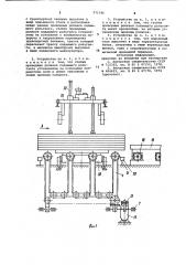 Устройство для передачи штучных грузов (патент 971745)