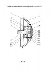 Устройство крепления обтекателя рабочего колеса насоса (патент 2641411)