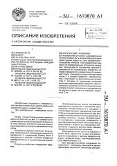 Оптический уровнемер (патент 1613870)
