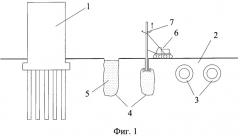 Устройство для защиты зданий и сооружений от вибрации и способ его возведения (патент 2365710)