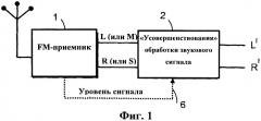 Улучшение звукового сигнала fm-стереофонического радиоприемника путем использования параметрического стереофонического кодирования (патент 2491763)